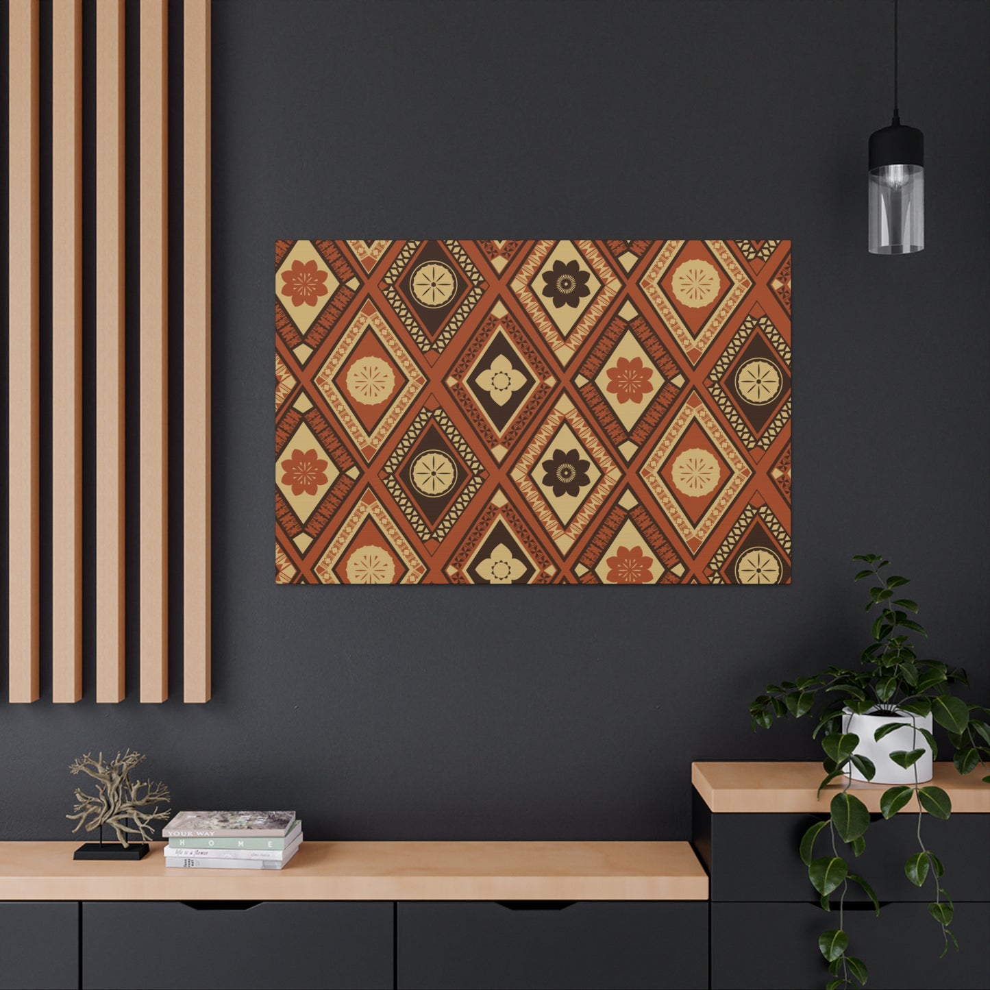 Daimani | Terracotta | Canvas Gallery Wraps