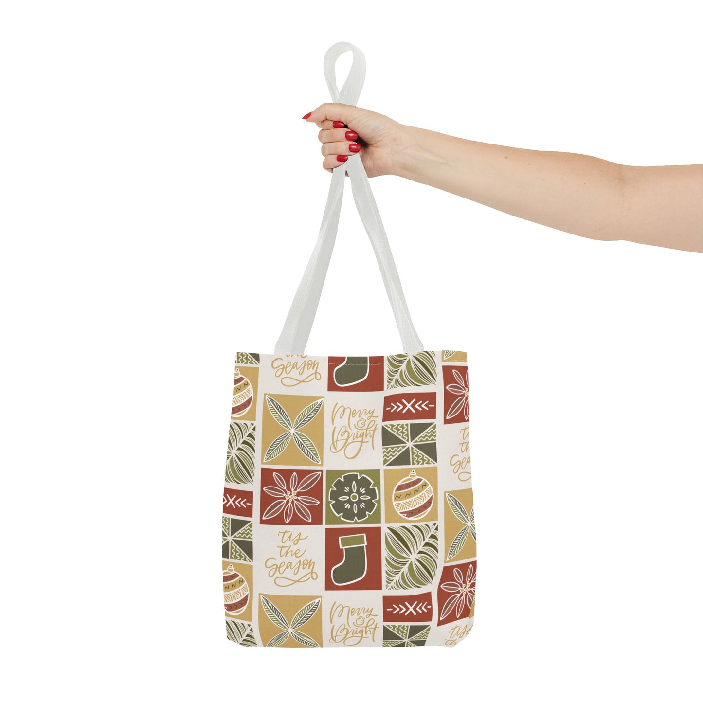 Kerisimasi Tapa Bag with All-Over Print Design - Spun Polyester Material