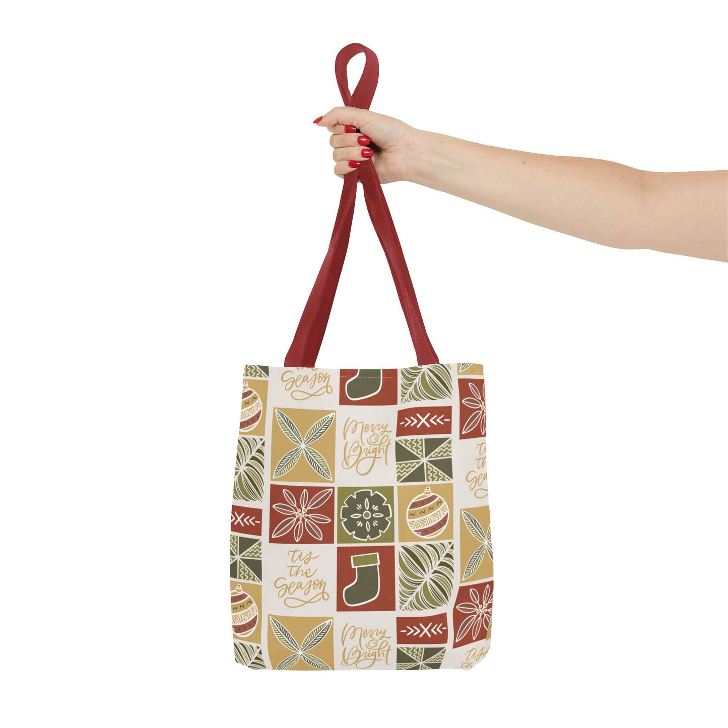 Kerisimasi Tapa Bag with All-Over Print Design - Spun Polyester Material