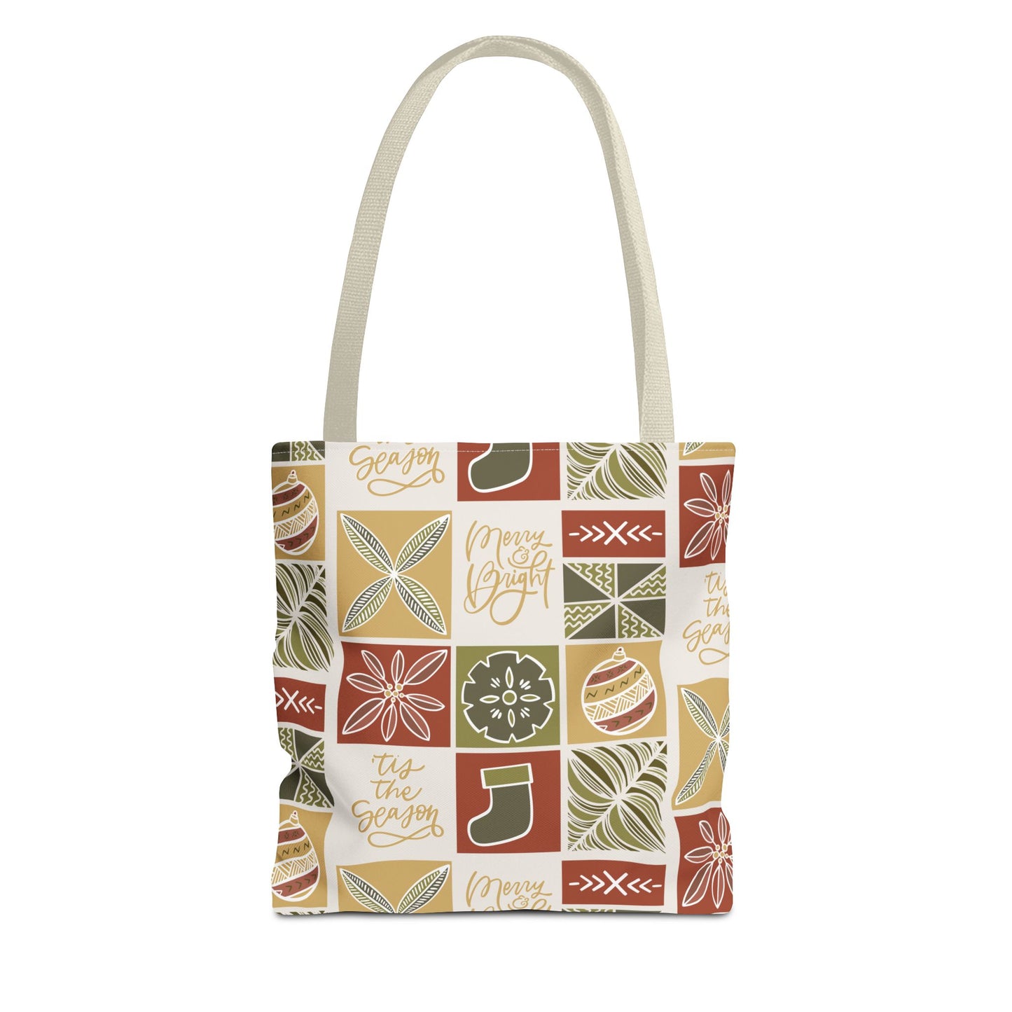 Kerisimasi Tapa Bag with All-Over Print Design - Spun Polyester Material