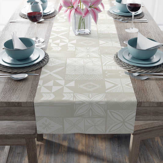 Maluelue Cream | Table Runner (Cotton, Poly)