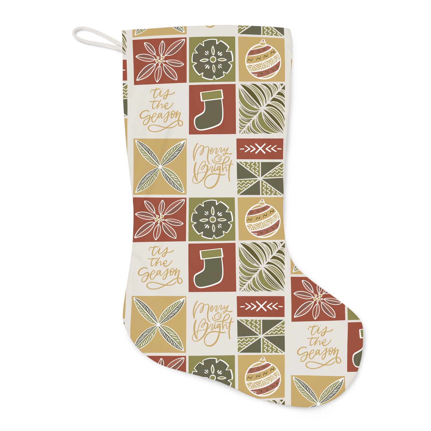 Kerisimas Tapa Santa Stocking