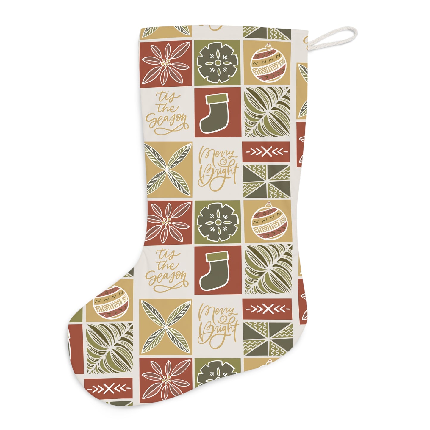 Kerisimas Tapa Santa Stocking