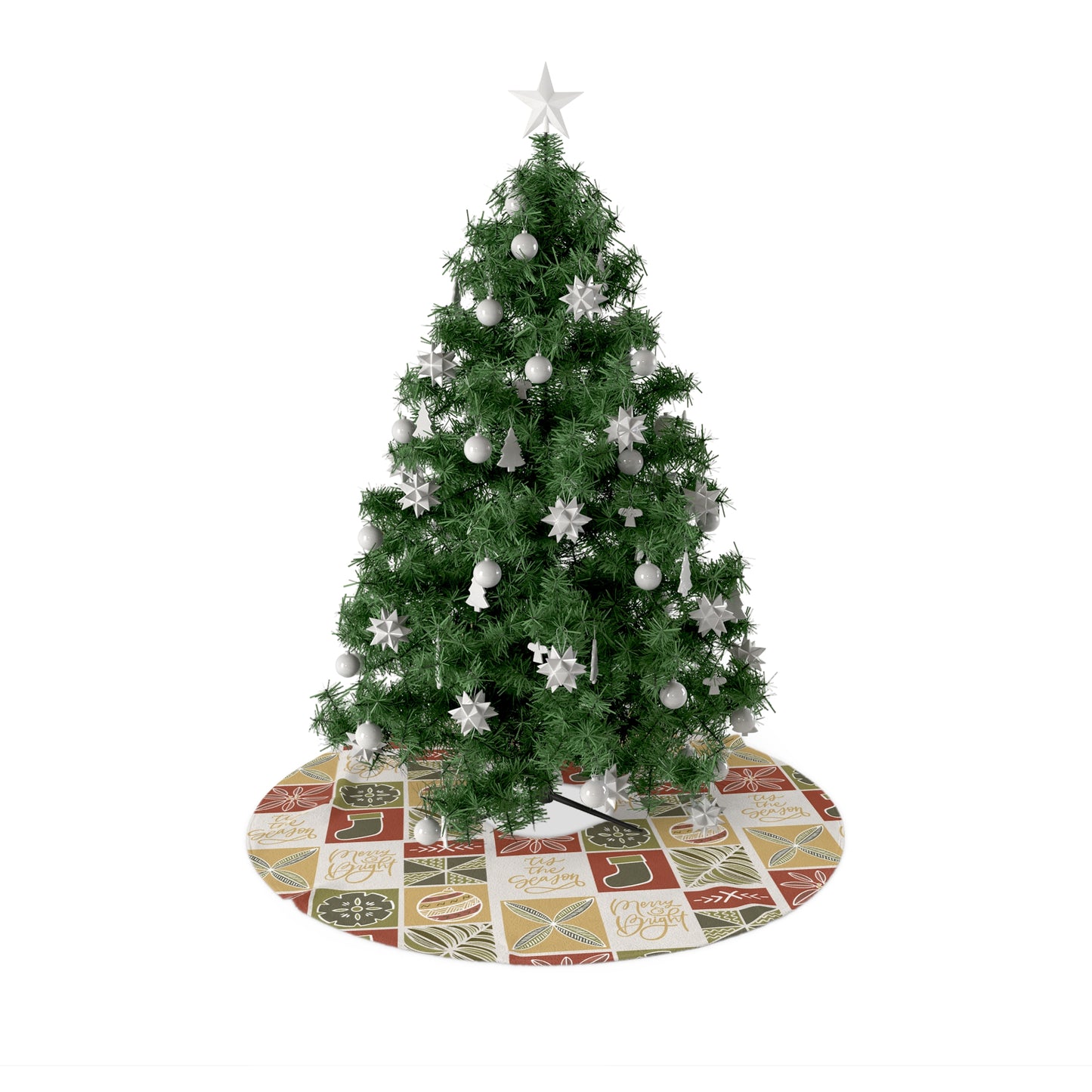 Kerisimasi Tapa Christmas Tree Skirts