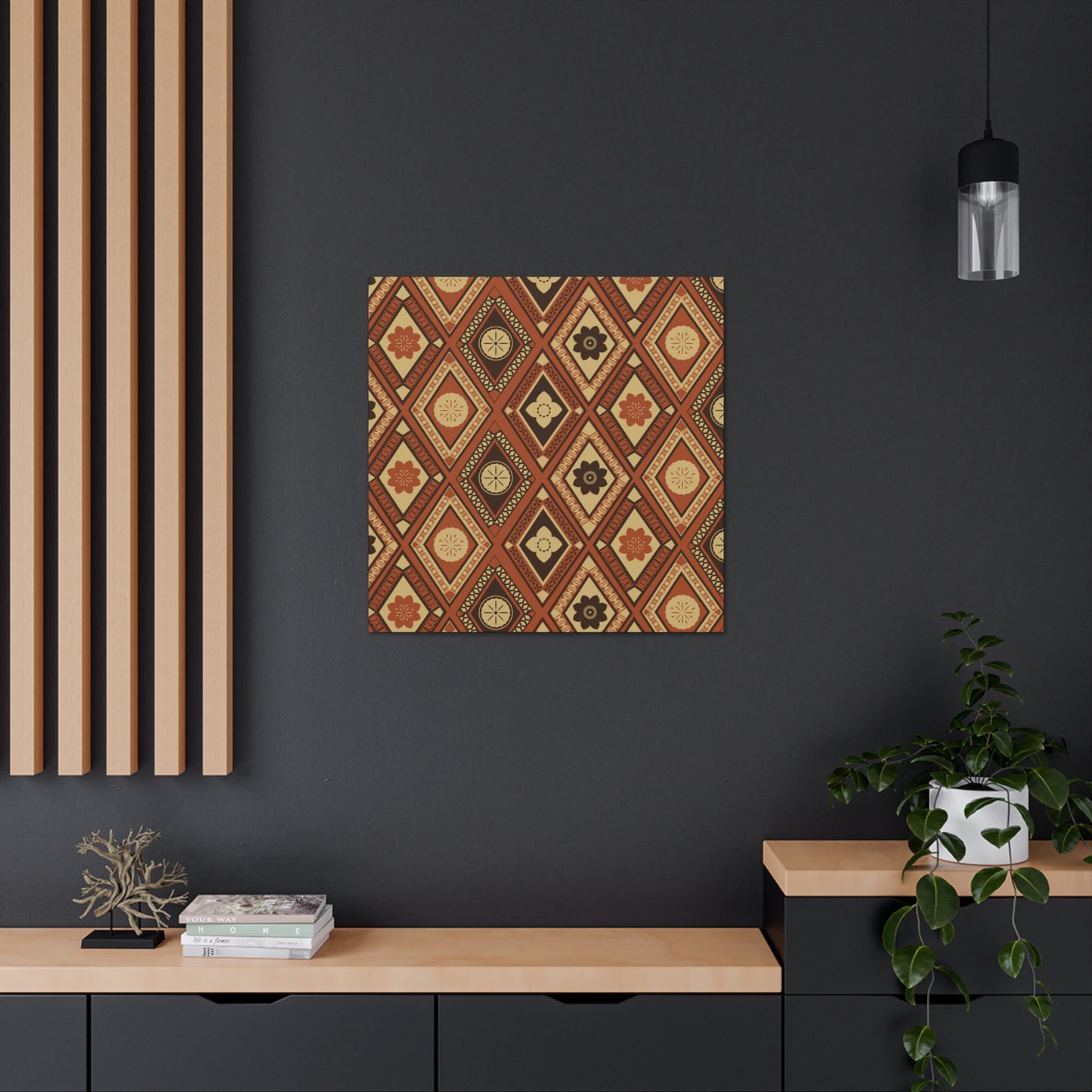 Daimani | Terracotta | Canvas Gallery Wraps