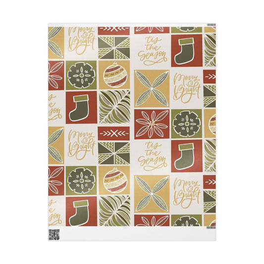 Kerisimasi Tapa Wrapping Papers