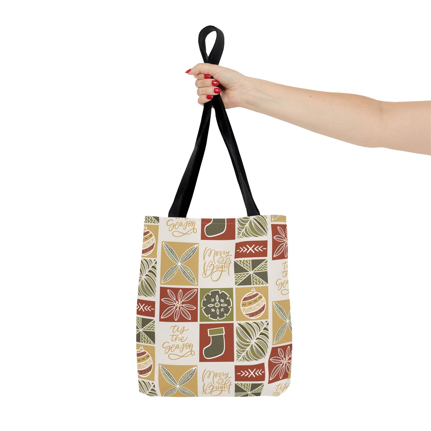 Kerisimasi Tapa Bag with All-Over Print Design - Spun Polyester Material