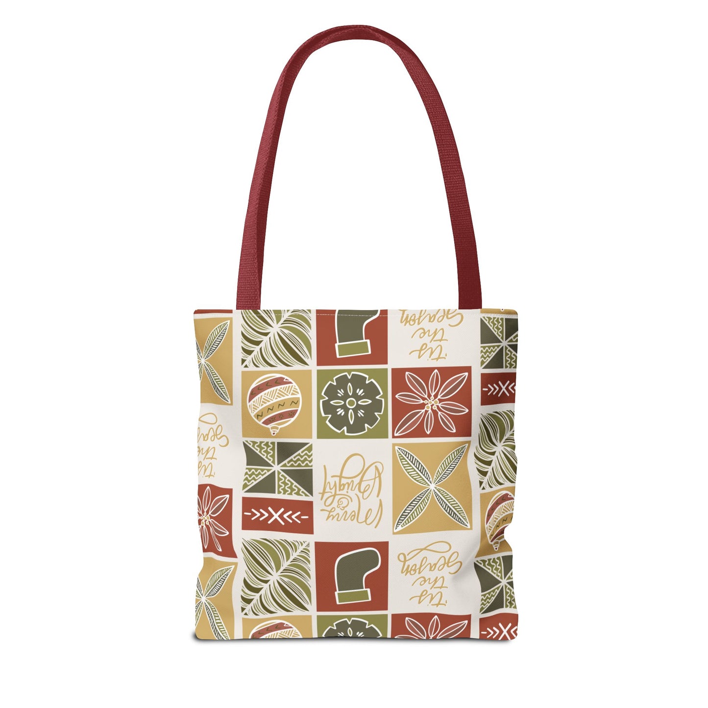 Kerisimasi Tapa Bag with All-Over Print Design - Spun Polyester Material