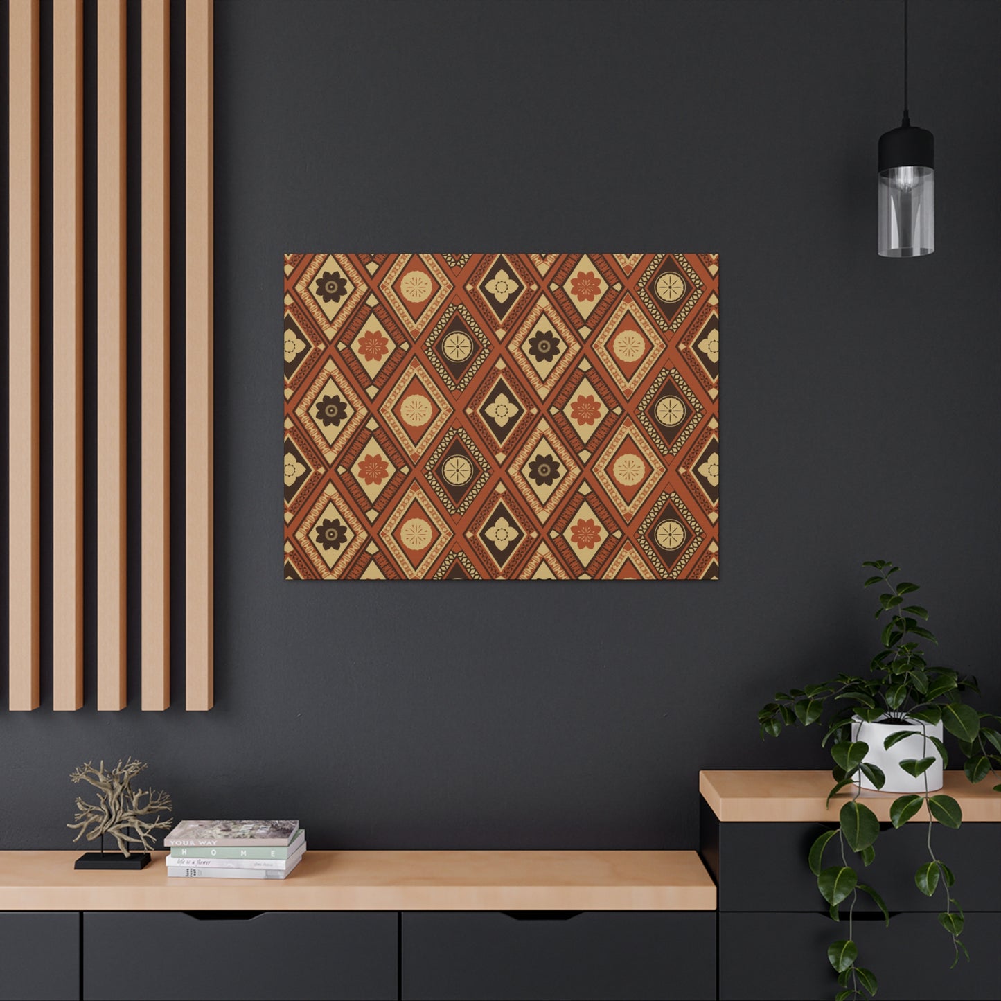 Daimani | Terracotta | Canvas Gallery Wraps