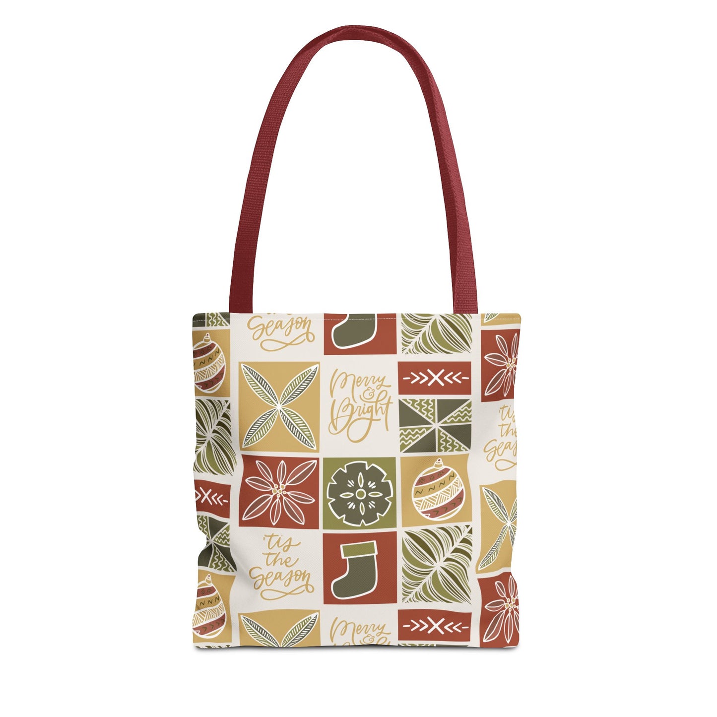 Kerisimasi Tapa Bag with All-Over Print Design - Spun Polyester Material