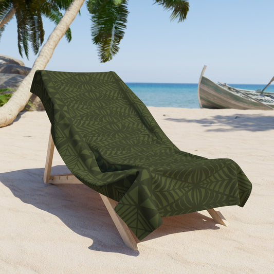 Tongatapu | Green | Beach Towel