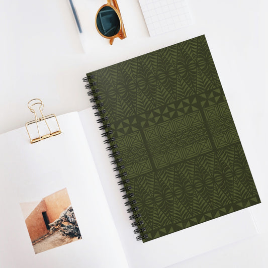 Tongatapu | Green | Spiral Notebook - Ruled Line