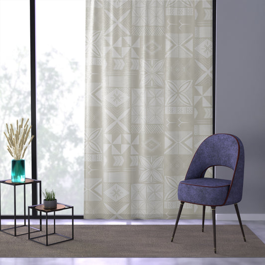 Maluelue Cream | Window Curtain