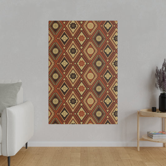 Daimani | Terracotta | Matte Canvas, Stretched, 0.75"