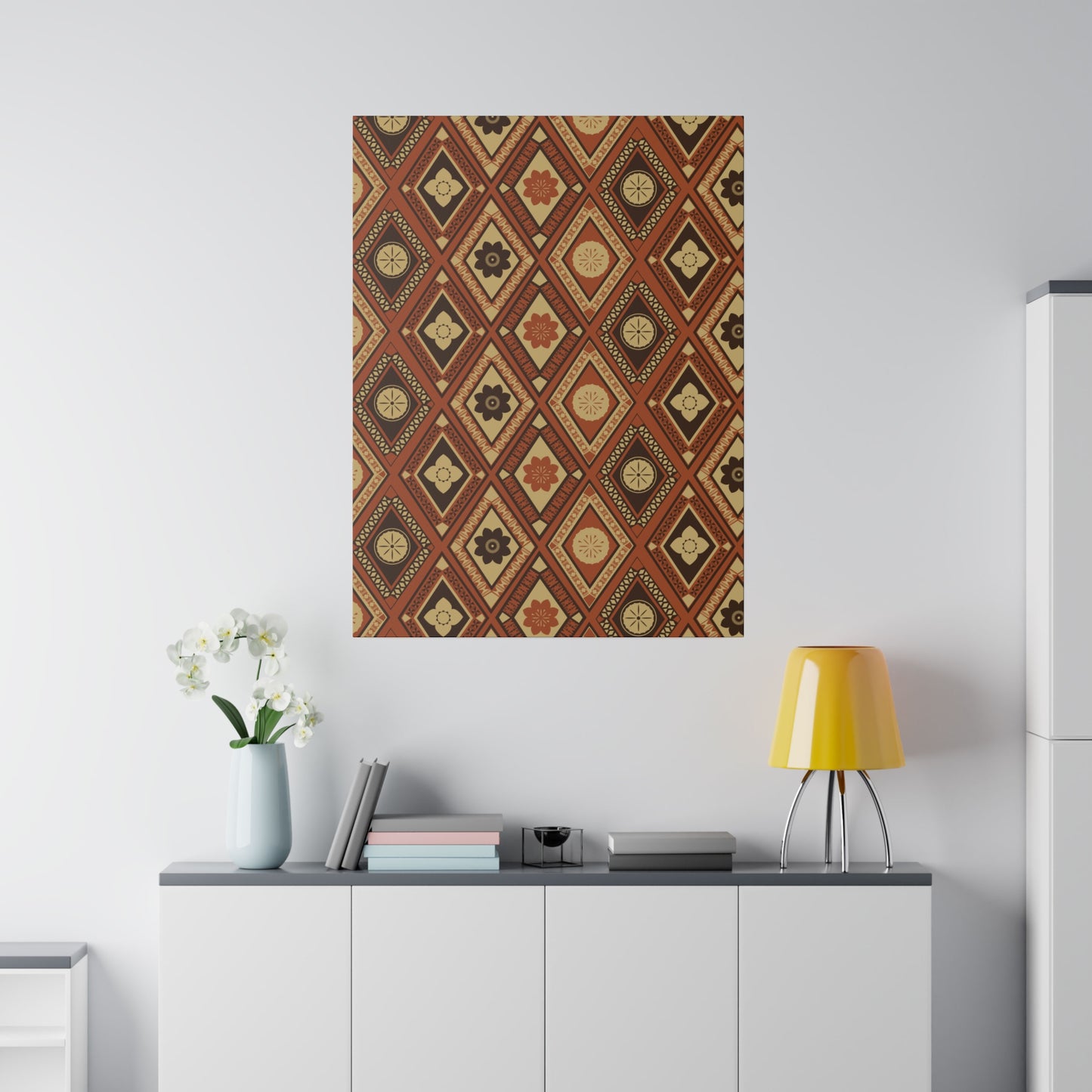 Daimani | Terracotta | Matte Canvas, Stretched, 0.75"