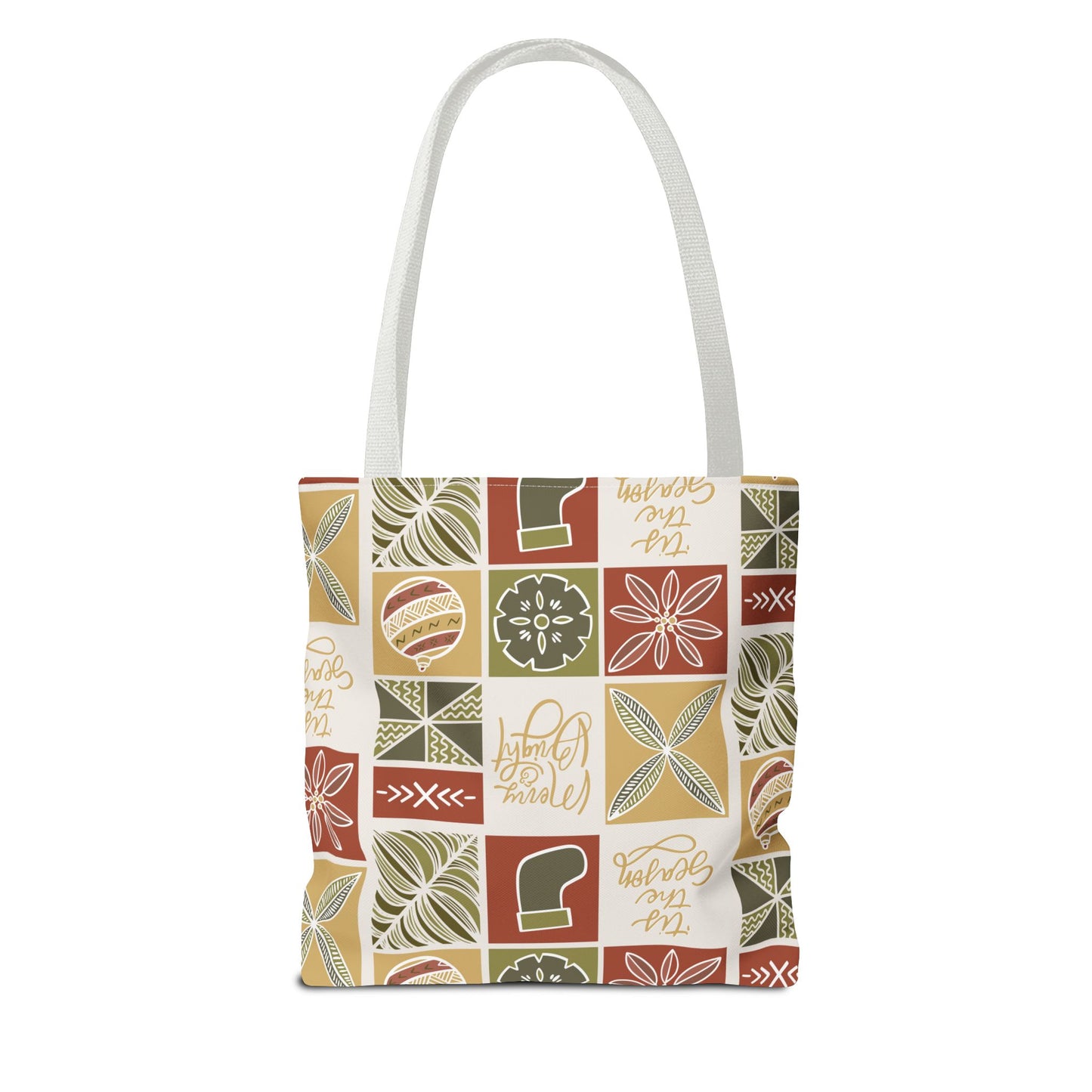 Kerisimasi Tapa Bag with All-Over Print Design - Spun Polyester Material