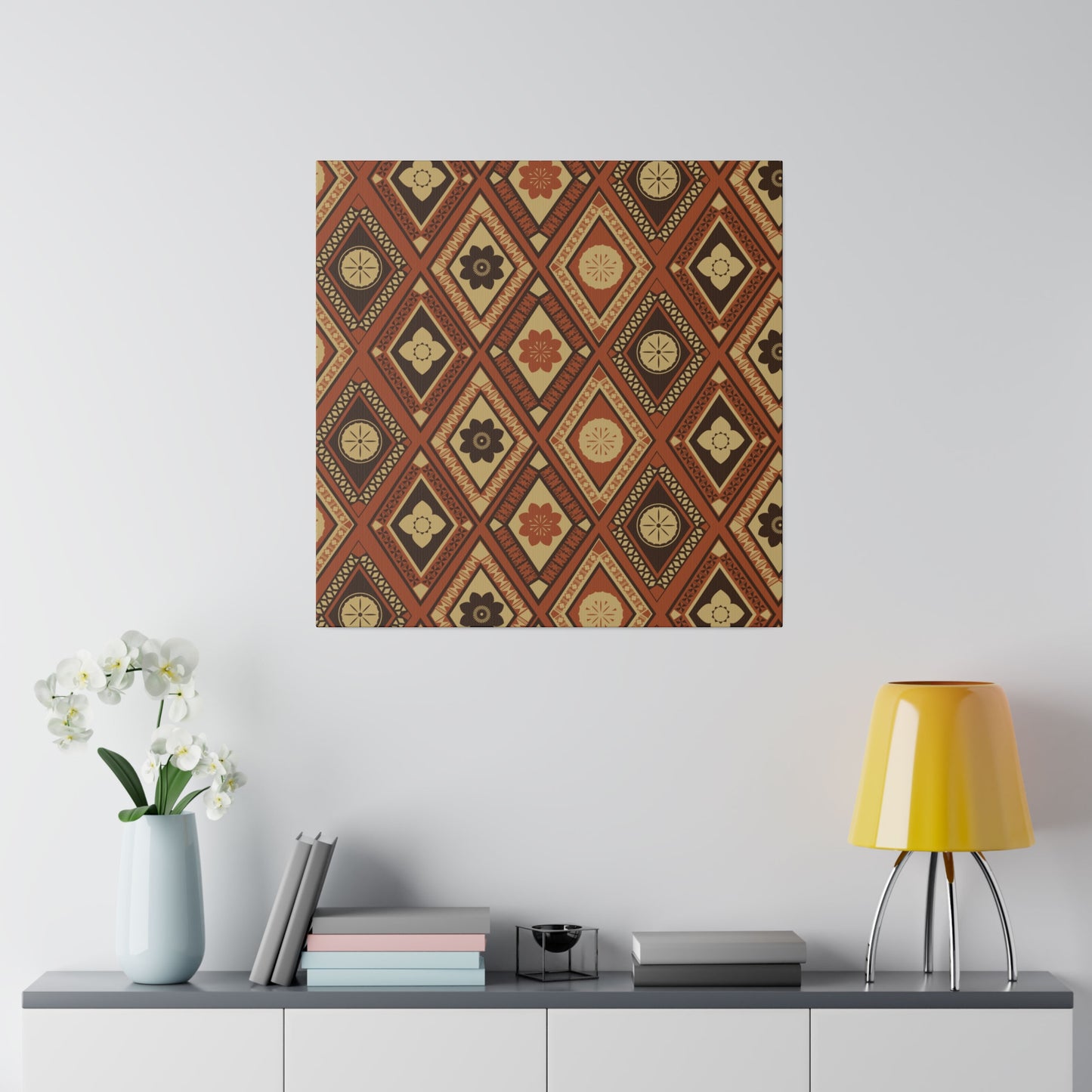 Daimani | Terracotta | Matte Canvas, Stretched, 0.75"