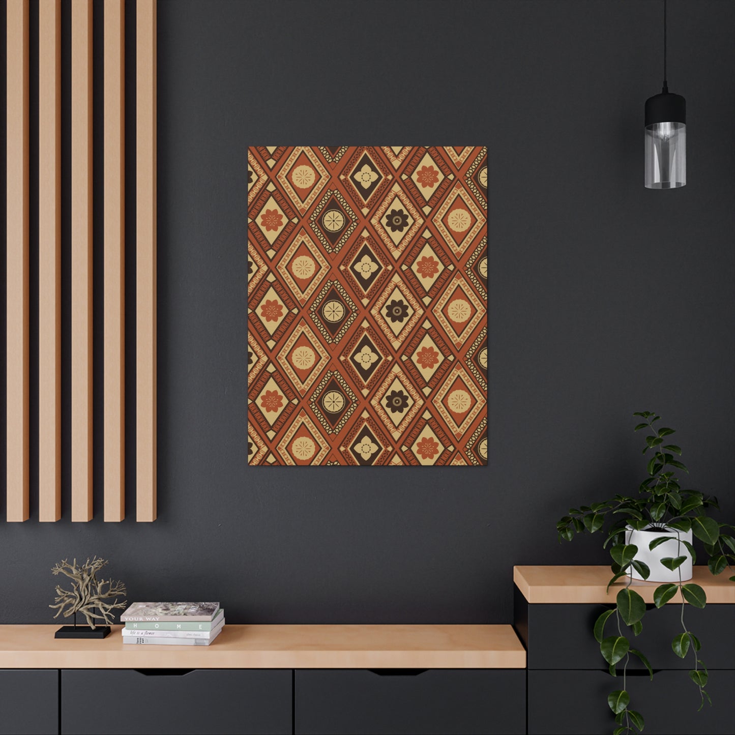 Daimani | Terracotta | Canvas Gallery Wraps