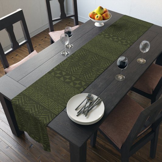 Tongatapu | Green | Table Runner (Cotton, Poly)