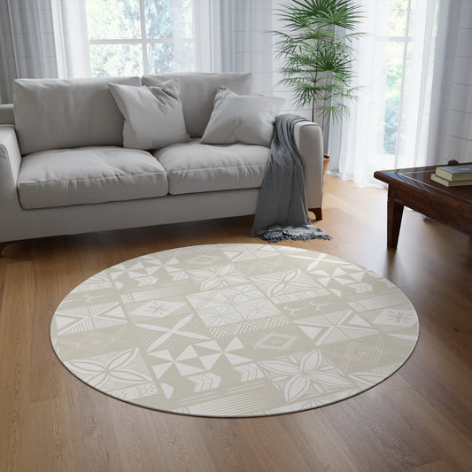 Maluelue Cream | Round Rug