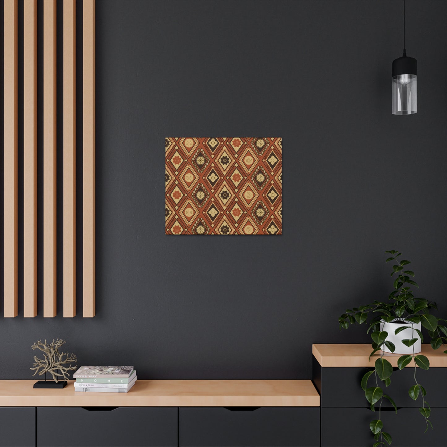 Daimani | Terracotta | Canvas Gallery Wraps