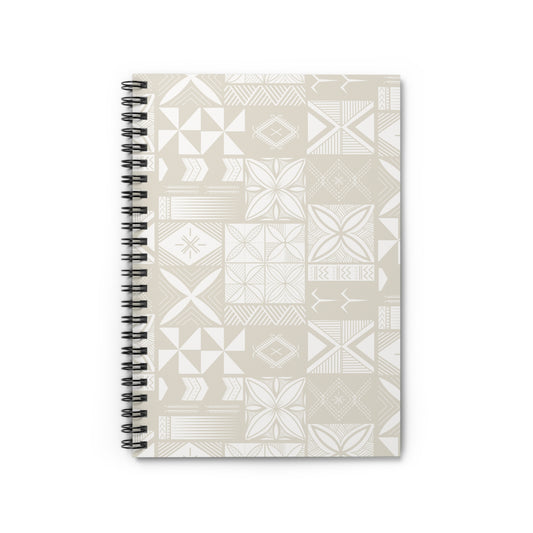 Maluelue Cream | Spiral Notebook - Ruled Line