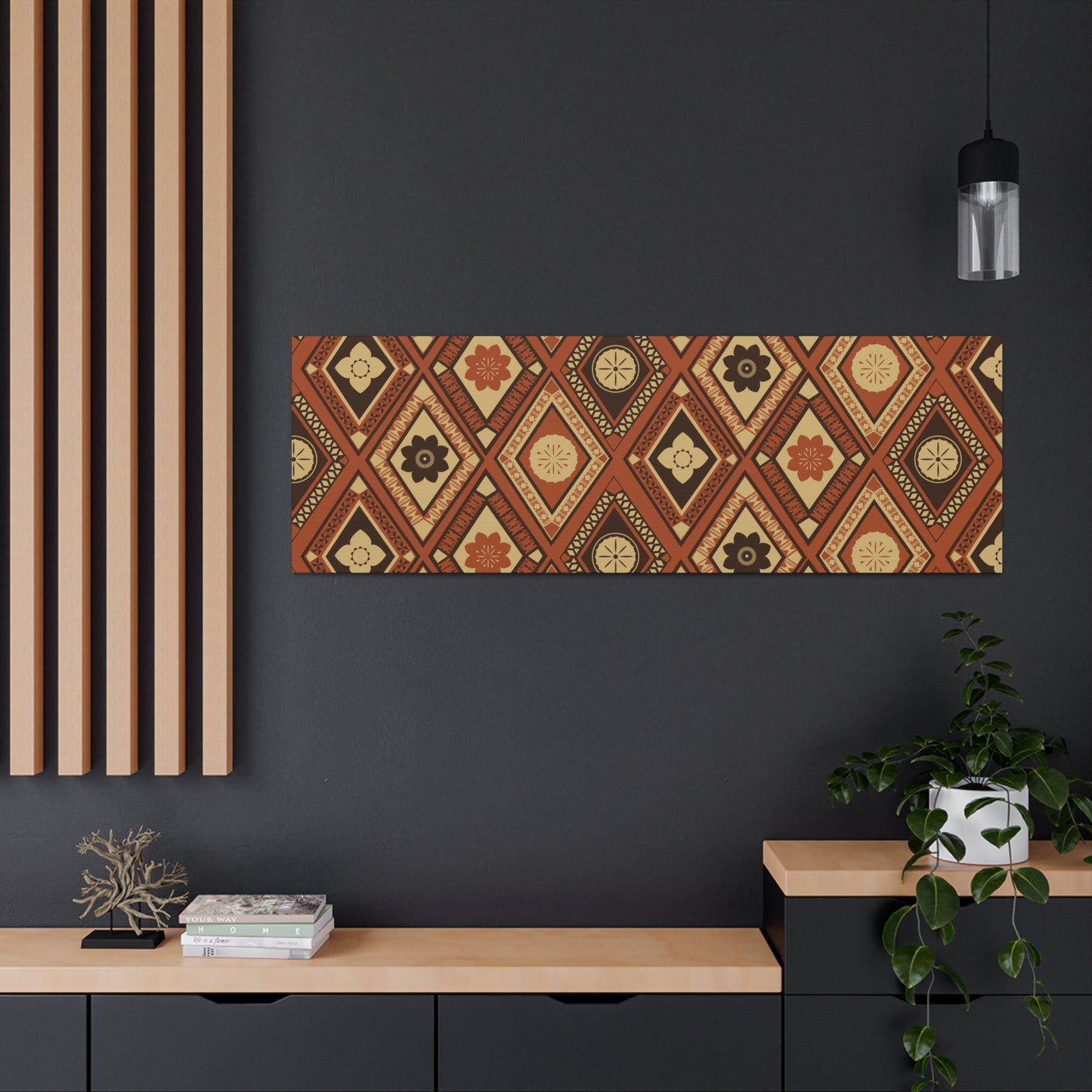 Daimani | Terracotta | Canvas Gallery Wraps