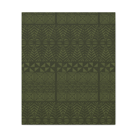 Tongatapu | Green | Canvas Gallery Wraps