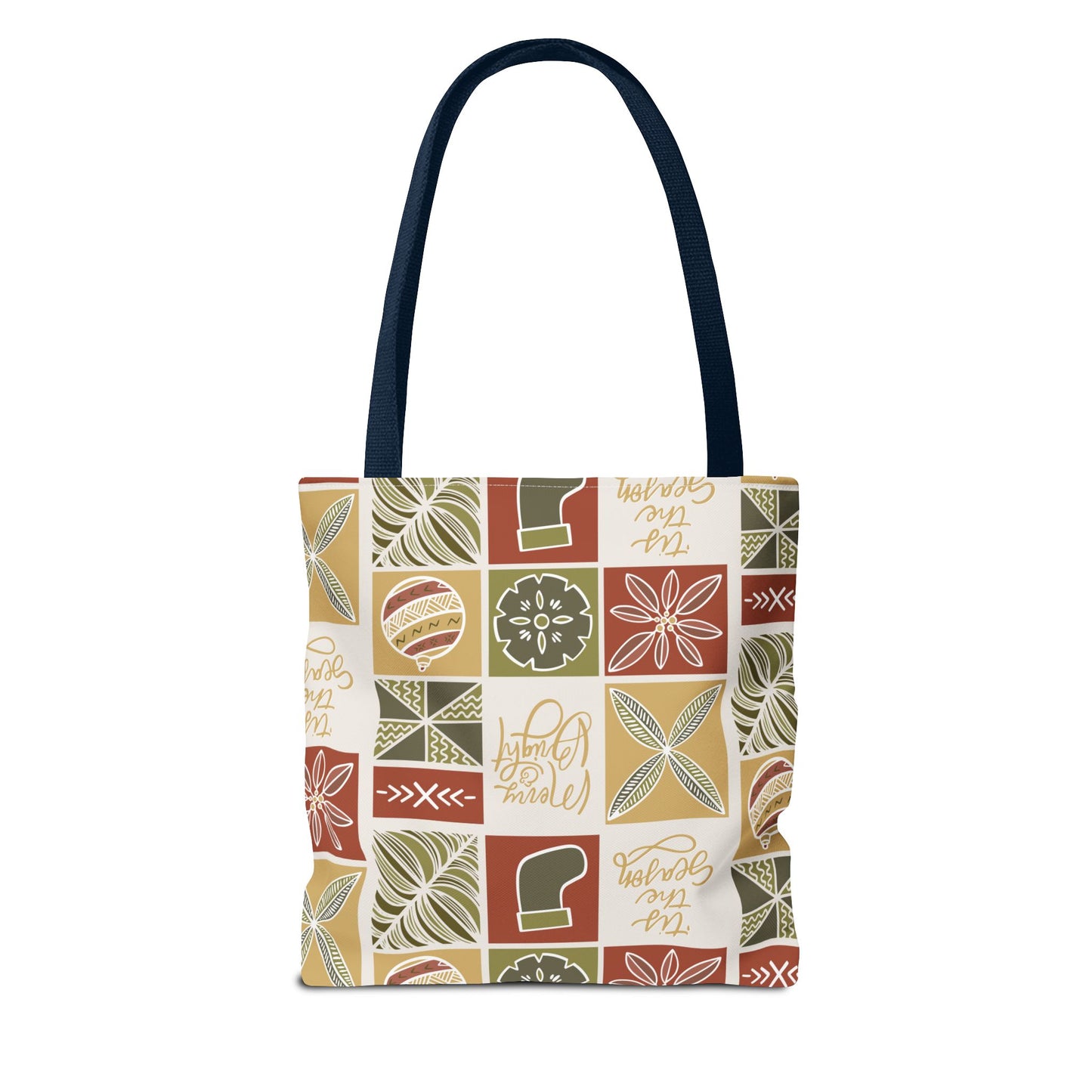 Kerisimasi Tapa Bag with All-Over Print Design - Spun Polyester Material